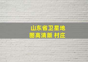 山东省卫星地图高清版 村庄